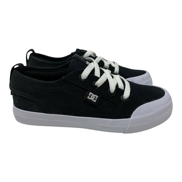 DC Youth's Evan TX Black Lace Up Skate Shoes Boy - Picture 3 of 7